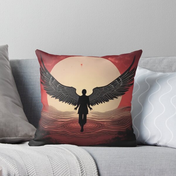 Item preview, Dark Angel rising from moonlit lake  designed and sold by Regent-art.