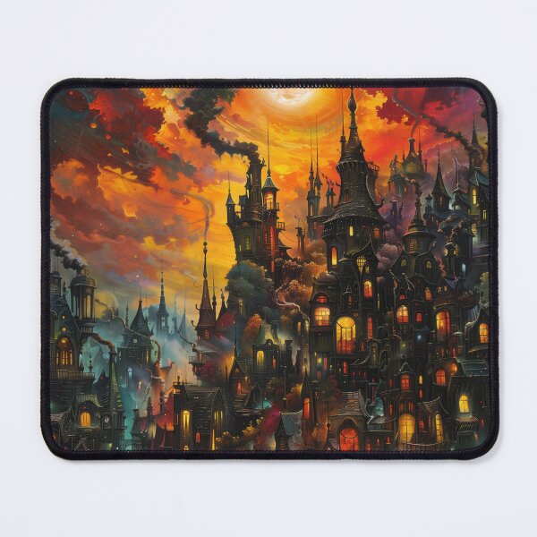 Item preview, Enchanted Gothic Cityscape designed and sold by palmyst.