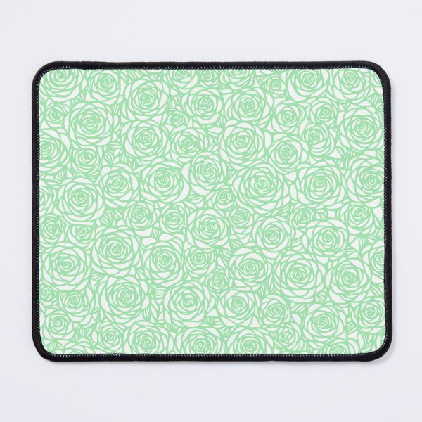 Item preview, Green Surreal rose pattern designed and sold by Pixevol.