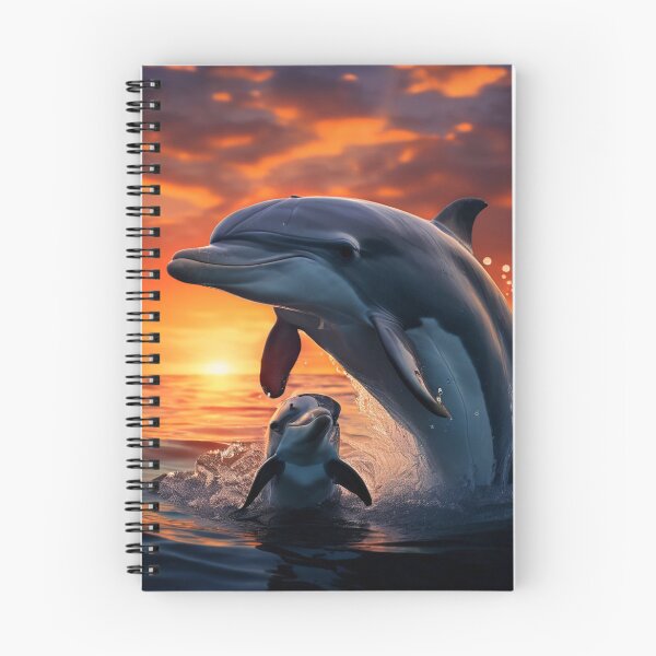 Item preview,  Eine Delfinmutter schwimmt mit ihrem Kalb designed and sold by Collection de trésors .