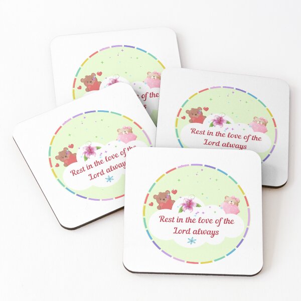 Item preview, Rejoice in the Lord Always, Inspirational Faith, Bible Verse Philippians 4:4, Design with Cute Bears designed and sold by mileysamir7.
