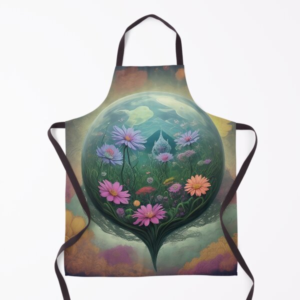 Item preview, Surreal Fantasy Flower Field - Girl Dream Land designed and sold by MadnessEnvelope.
