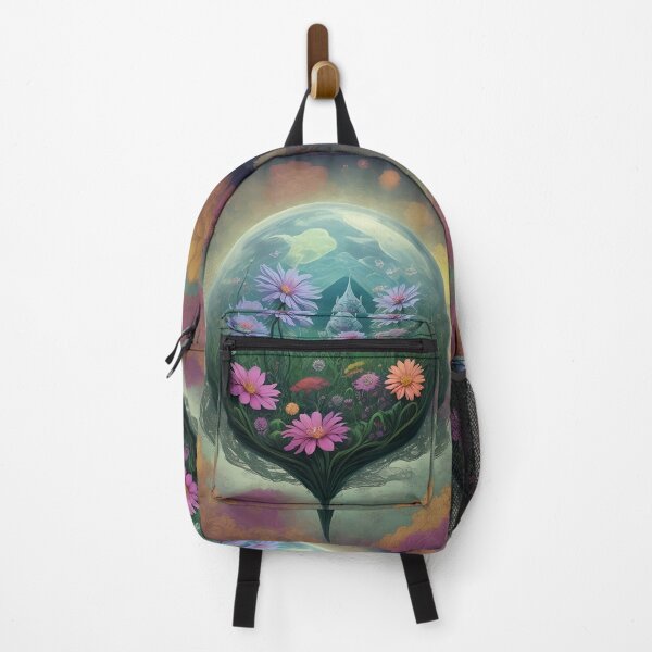 Item preview, Surreal Fantasy Flower Field - Girl Dream Land designed and sold by MadnessEnvelope.