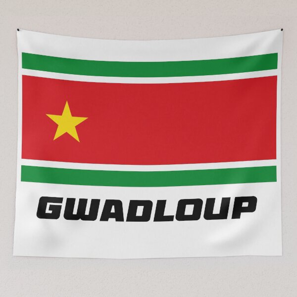 Item preview, GWADLOUP FLAG designed and sold by ShinePixs.
