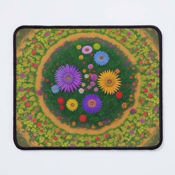 Item preview, Circle of Flowers - Flower Field Fantasy designed and sold by MadnessEnvelope.