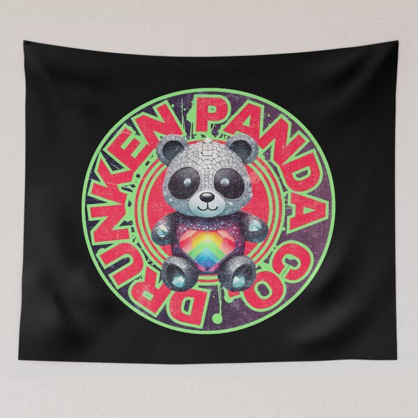 Item preview, Drunken Panda Co. designed and sold by pUNKnown.