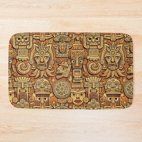 Item preview, Mayan Mystic Glyph Pattern Awakening designed and sold by Alahchin Art.