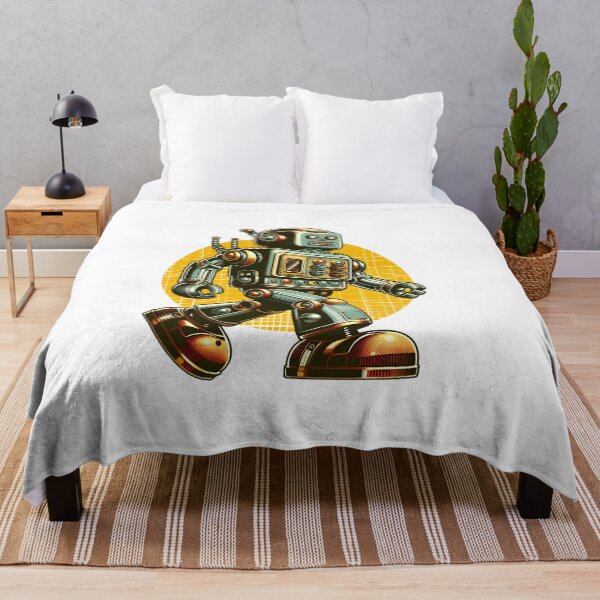 Item preview, Retro Robo-Revolution: A 1960s Sci-Fi Dream designed and sold by Andy-Many-Ideas.