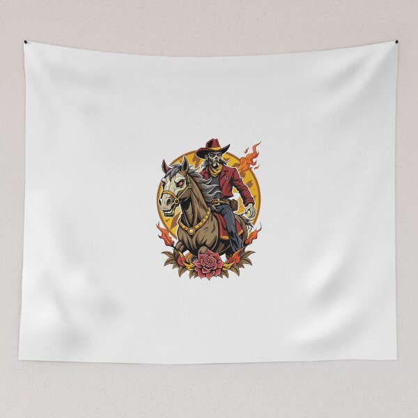 Item preview, Cowboy Steed Frontier Spirit Blaze designed and sold by Alahchin Art.