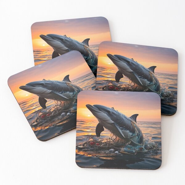 Item preview, Endangered: Dolphins, victims of pollution and fishing designed and sold by Collection de trésors .