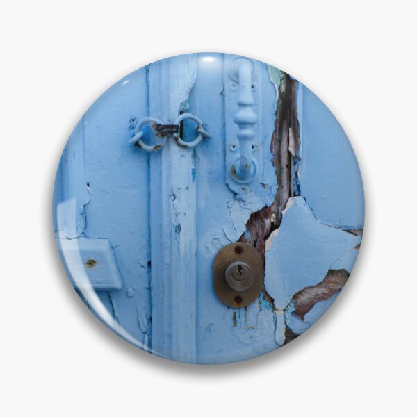 Item preview, Old bright blue wooden doors designed and sold by Michaelerch.