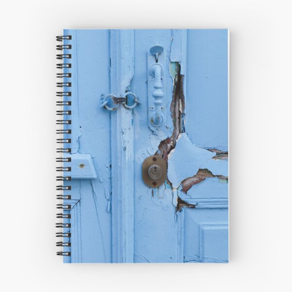 Item preview, Old bright blue wooden doors designed and sold by Michaelerch.