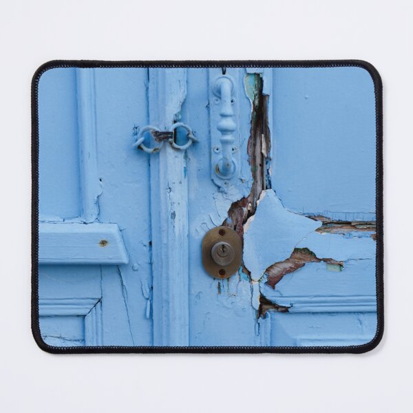 Item preview, Old bright blue wooden doors designed and sold by Michaelerch.