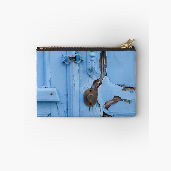 Item preview, Old bright blue wooden doors designed and sold by Michaelerch.