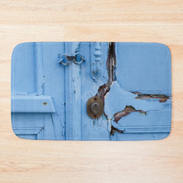 Item preview, Old bright blue wooden doors designed and sold by Michaelerch.