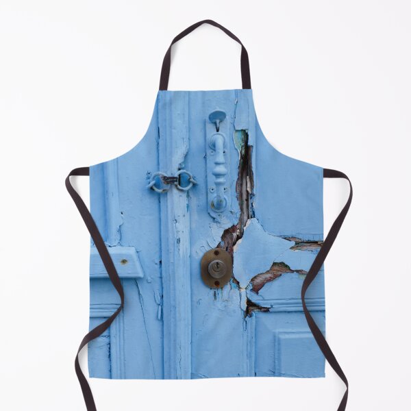 Item preview, Old bright blue wooden doors designed and sold by Michaelerch.