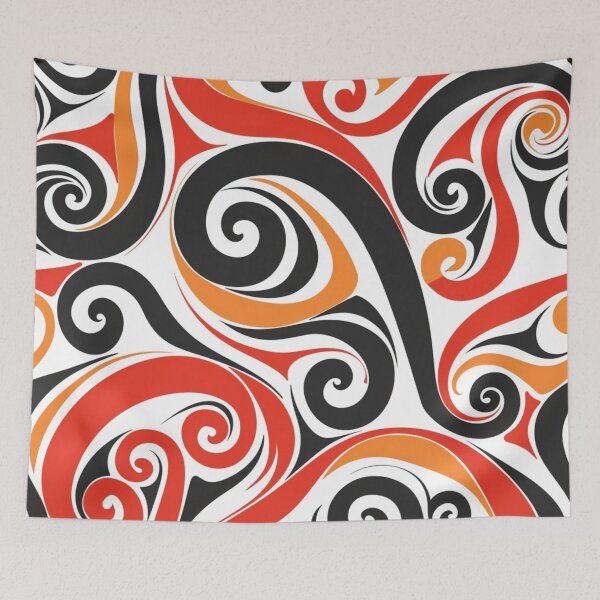 Item preview, New Zealand Māori Paua Pattern Koru Design 15 designed and sold by GrinGalore.