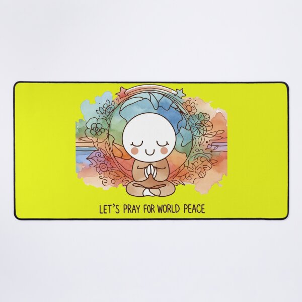 Item preview, Let's Pray for World Peace, designed and sold by PaintMeWorld.