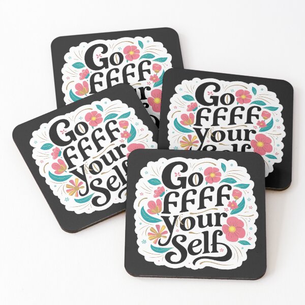 Item preview, ''Go FFFF Your Self'' Funny Vintage Sarcastic Humor T-Shirt designed and sold by Witty Shirts.
