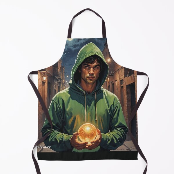 Item preview, Man with Green Hood   designed and sold by BonNikos.
