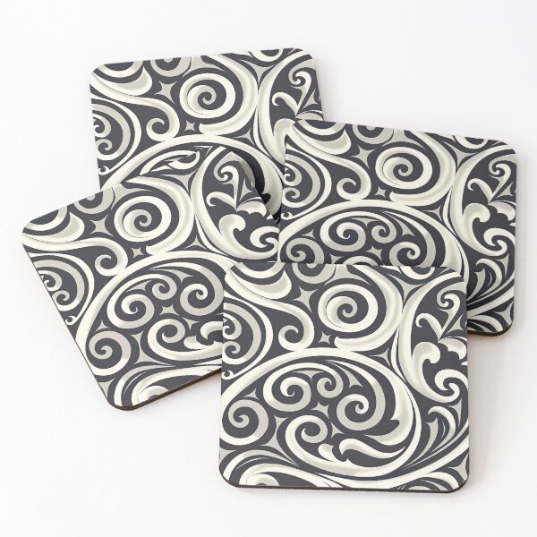 Item preview, New Zealand Māori Paua Pattern Koru Design 16 designed and sold by GrinGalore.