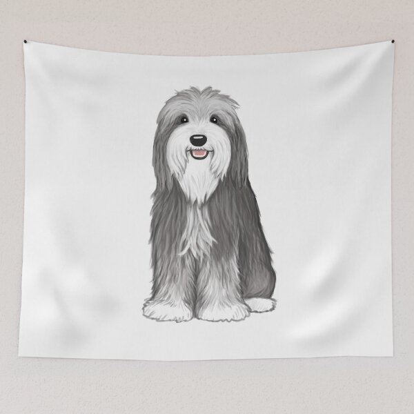 Item preview, Cute Bearded Collie Cartoon Dog designed and sold by Jenn Inashvili.