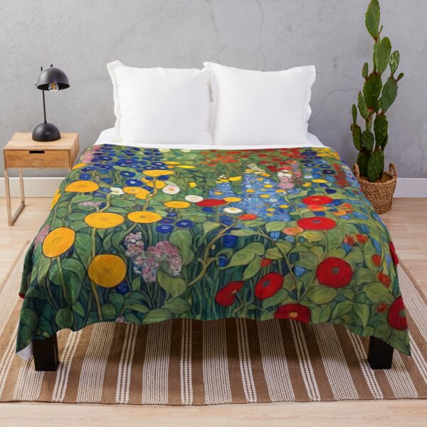 Item preview, Gustav Klimt Flower Garden designed and sold by maniacfitness.