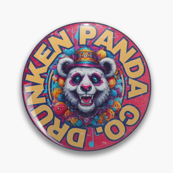 Item preview, Drunken Panda Co. designed and sold by pUNKnown.