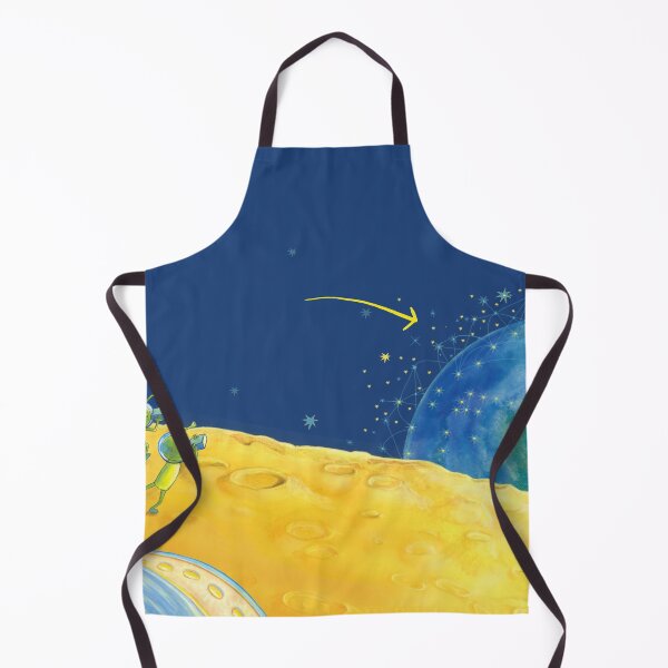 Item preview, Little Green Martians Observing The Earth From The Moon designed and sold by Julia Doria.