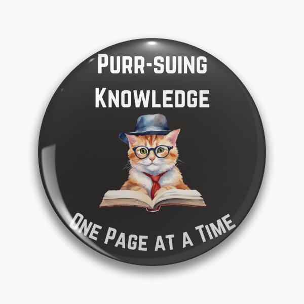 Item preview, Purr-Suing Knowledge designed and sold by Lorify.