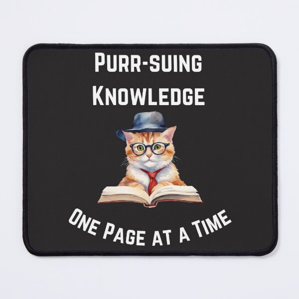 Item preview, Purr-Suing Knowledge designed and sold by Lorify.