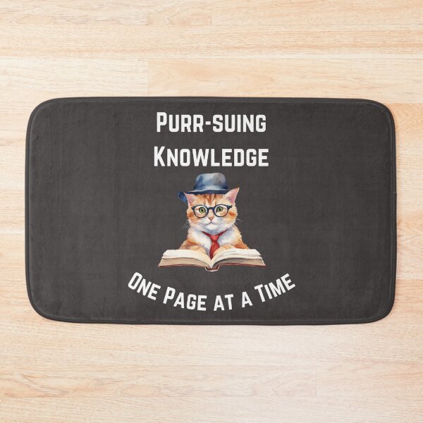 Item preview, Purr-Suing Knowledge designed and sold by Lorify.