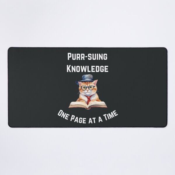 Item preview, Purr-Suing Knowledge designed and sold by Lorify.