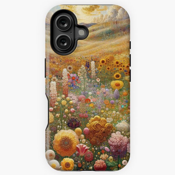 Aperçu de l'œuvre Jardin de fleurs Gustav Klimt créée et vendue par maniacfitness.