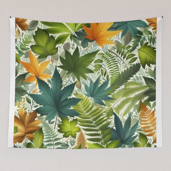 Item preview, Seamless Leaf Design: Nature's Endless Pattern designed and sold by daruneenok.