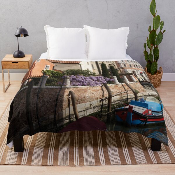 Item preview, Architecture of Venice with color boats on a canal designed and sold by Michaelerch.