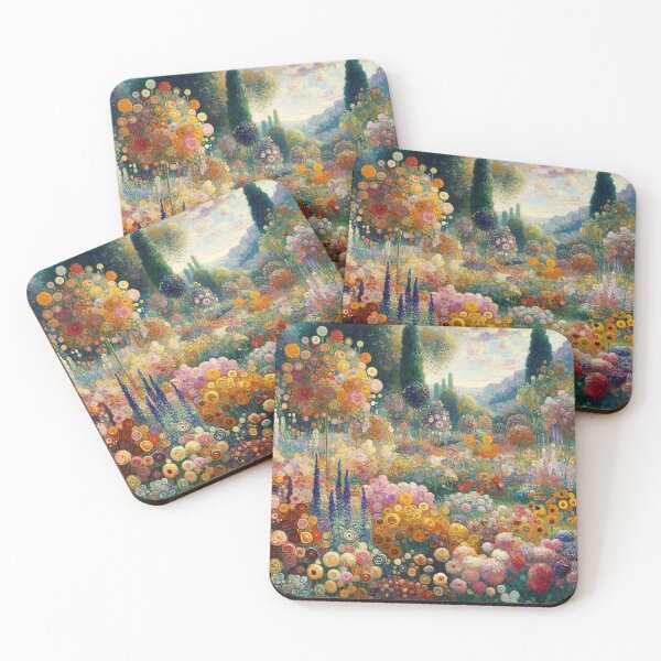 Item preview, Gustav Klimt Flower Garden designed and sold by maniacfitness.