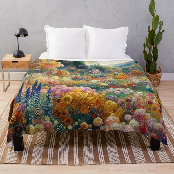 Item preview, Gustav Klimt Flower Garden designed and sold by maniacfitness.