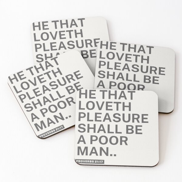 Item preview, Proverbs 21:17 designed and sold by Undonemadenew.