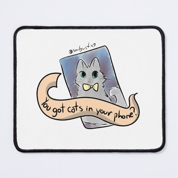 Item preview, cats in phone designed and sold by bunnyghoulinc.