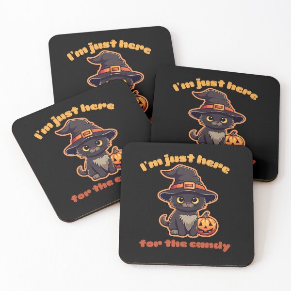 Item preview, Im just here for the candy, baby cat designed and sold by EULALIA Twarog.