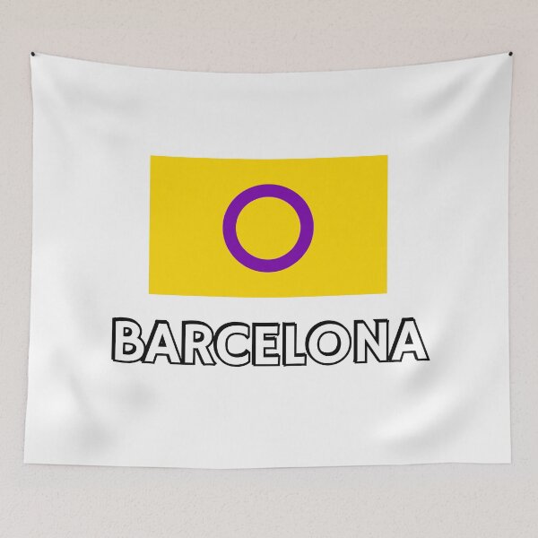 Item preview, Intersex Pride Flag Barcelona designed and sold by Inspirationmotivation.