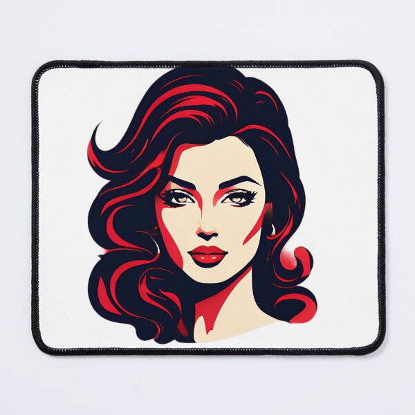 Item preview, Glamorous Female Cartoon designed and sold by StivenRengifo.