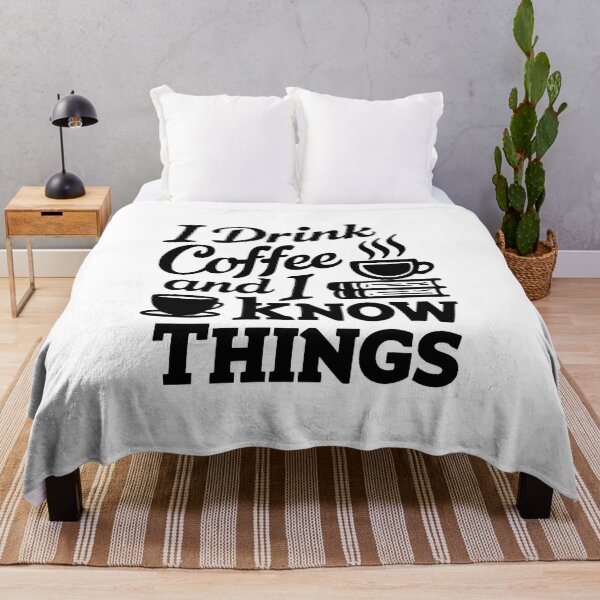 Item preview, I Drink Coffee And I Know Things designed and sold by Maikokol.