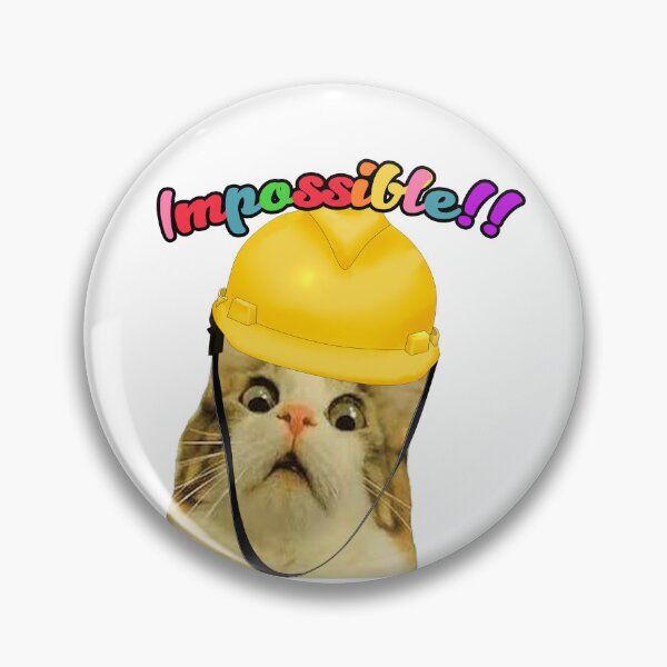 Item preview, Funny Surprised Catwithhardhat designed and sold by STURNIOLO55.