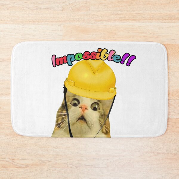 Item preview, Funny Surprised Catwithhardhat designed and sold by STURNIOLO55.