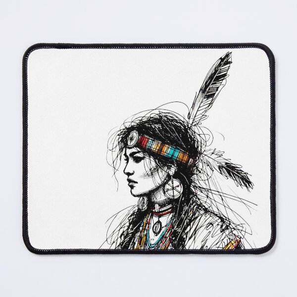Item preview, Tribal Heritage-Sioux Woman designed and sold by Blink Art Studio.