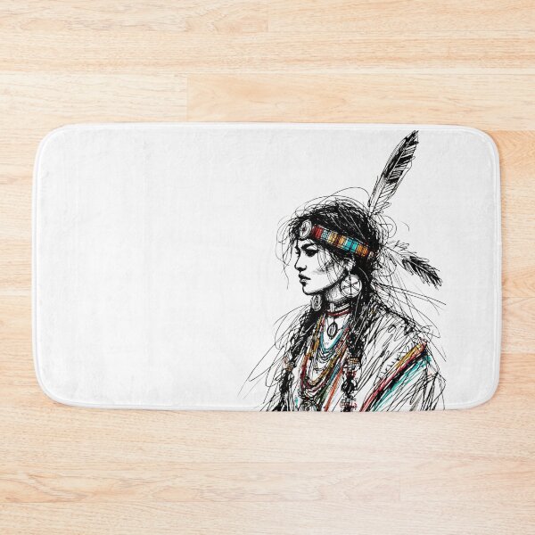 Item preview, Tribal Heritage-Sioux Woman designed and sold by Blink Art Studio.