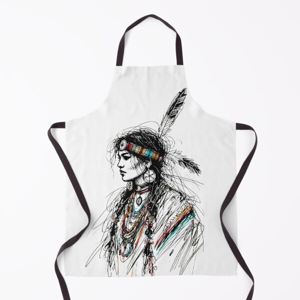 Item preview, Tribal Heritage-Sioux Woman designed and sold by Blink Art Studio.