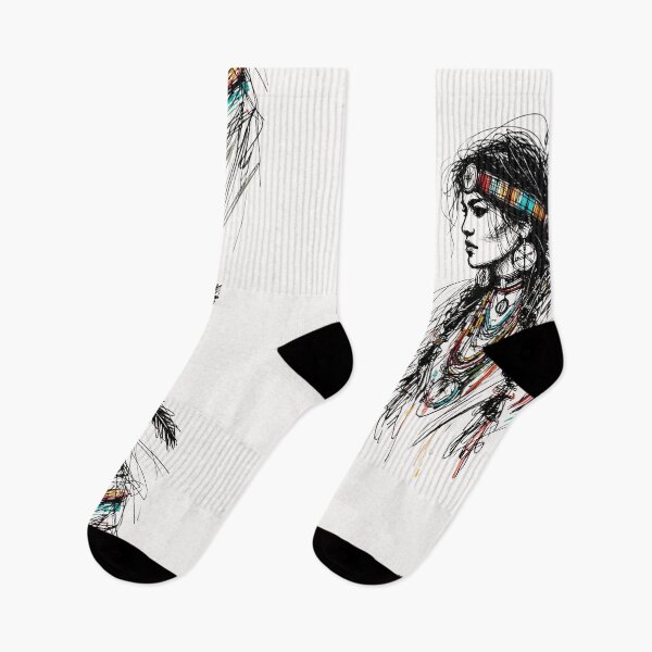 Item preview, Tribal Heritage-Sioux Woman designed and sold by Blink Art Studio.